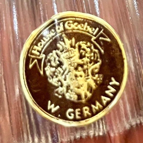 House of Goebel 1978 Crystal Bell Girl Praying Prayer West Germany Tags VTG New - Picture 8 of 13